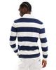 Another Influence Another Influence striped rugby long sleeve t-shirt in blue-Multi - 4