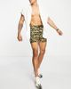 Another Influence Another Influence swim shorts in leopard print-Brown - 3