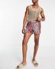 Another Influence Another Influence swim shorts in red bandana print - 4