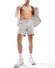 Another Influence Another Influence textured shorts in light gray - part of a set - 1