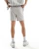 Another Influence Another Influence textured shorts in light gray - part of a set - 2