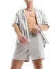Another Influence Another Influence textured shorts in light gray - part of a set - 4