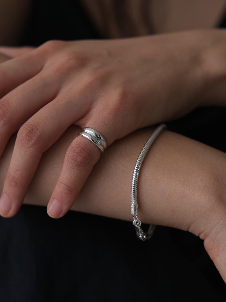 Another Layer Double Pinky Ring (silver925)