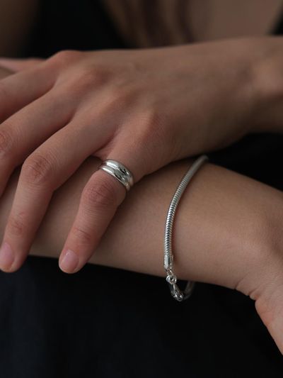 Another Layer Double Pinky Ring (silver925)