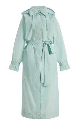 Another Tomorrow Another Tomorrow Belted Trench Coat