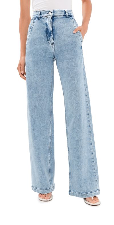 Another Tomorrow Another Tomorrow Carpenter Denim Jeans Light Blue Wash