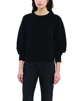 Another Tomorrow Another Tomorrow Cashmere Knit Sweatshirt