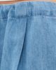 Another Tomorrow Another Tomorrow Chambray Drawstring Shorts Light Blue Wash - 6
