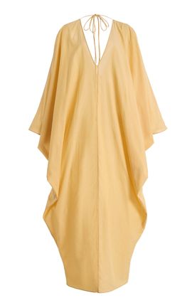 Another Tomorrow Another Tomorrow Cotton Voile Caftan