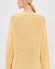 Another Tomorrow Another Tomorrow Draped Crew Knit Sweater Sun - 3