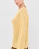 Another Tomorrow Another Tomorrow Draped Crew Knit Sweater Sun - 4