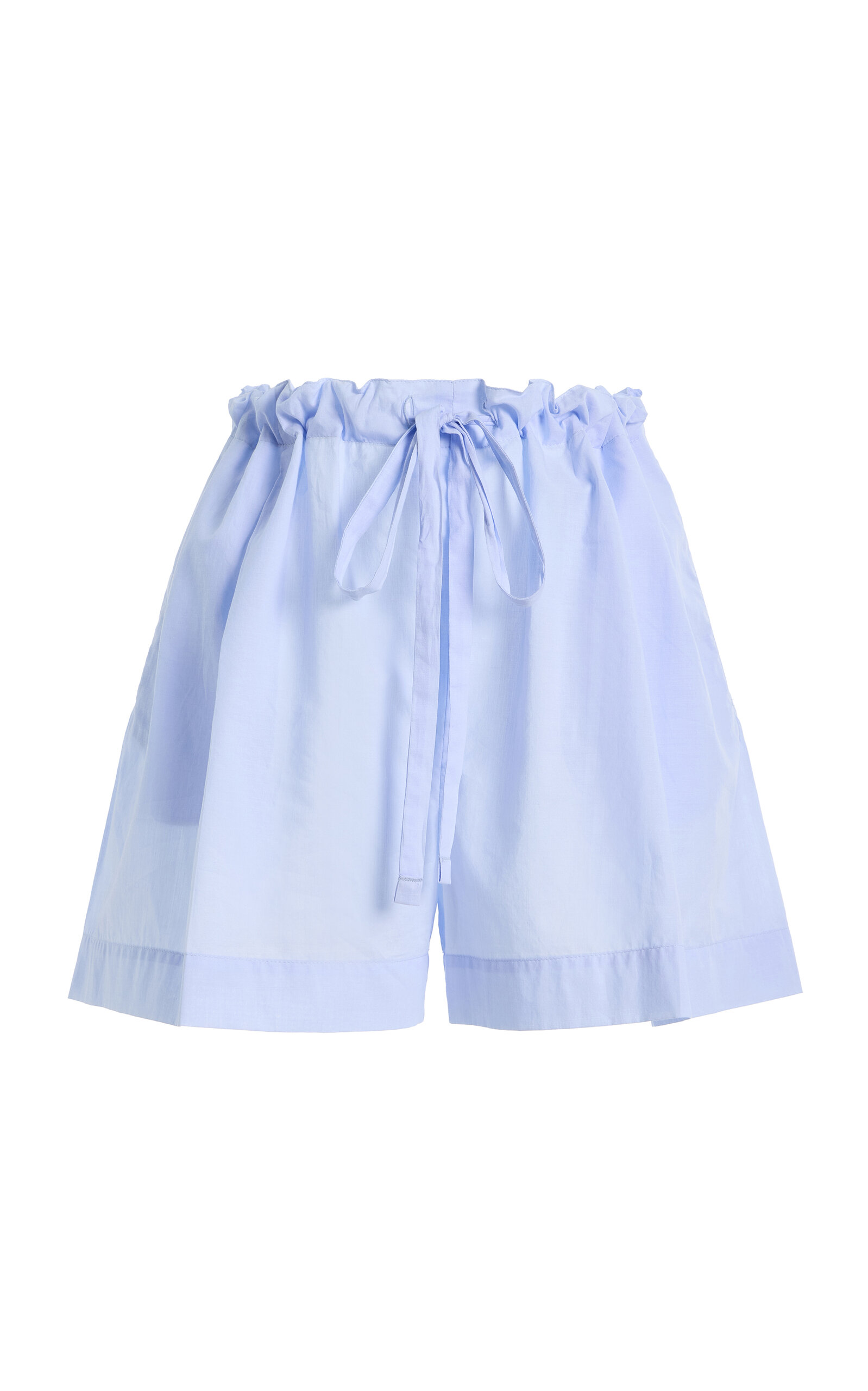 Another Tomorrow Another Tomorrow Drawstring Cotton Shorts