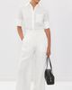 Another Tomorrow Another Tomorrow French Cuff Blouse White - 5