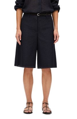 Another Tomorrow Another Tomorrow Gingham Bermuda Pant