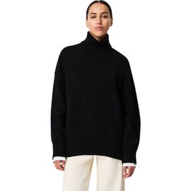 Another Tomorrow Another Tomorrow Oversized Luxe Turtleneck