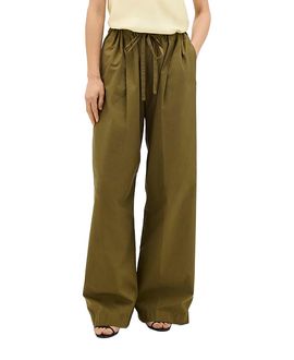 Another Tomorrow Another Tomorrow Poplin Drawcord Pant