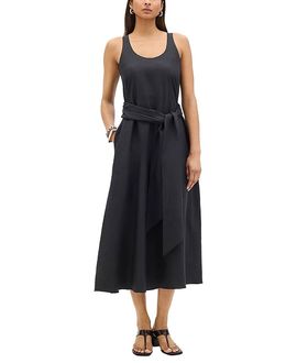 Another Tomorrow Another Tomorrow Sarong Linen Dress
