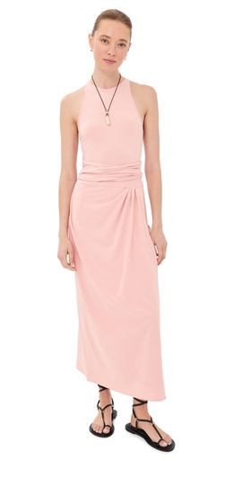 Another Tomorrow Another Tomorrow Sarong Tie Dress Quartz