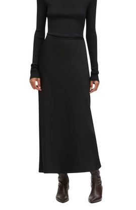 Another Tomorrow Another Tomorrow Satin Skirt