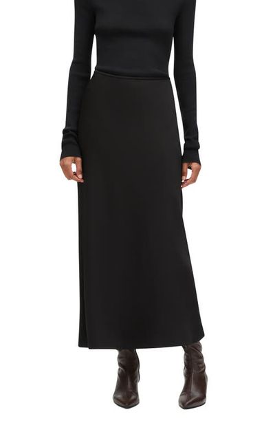 Another Tomorrow Another Tomorrow Satin Skirt