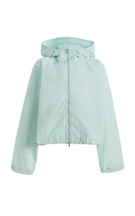 Another Tomorrow Another Tomorrow Short Hooded Blouson Jacket