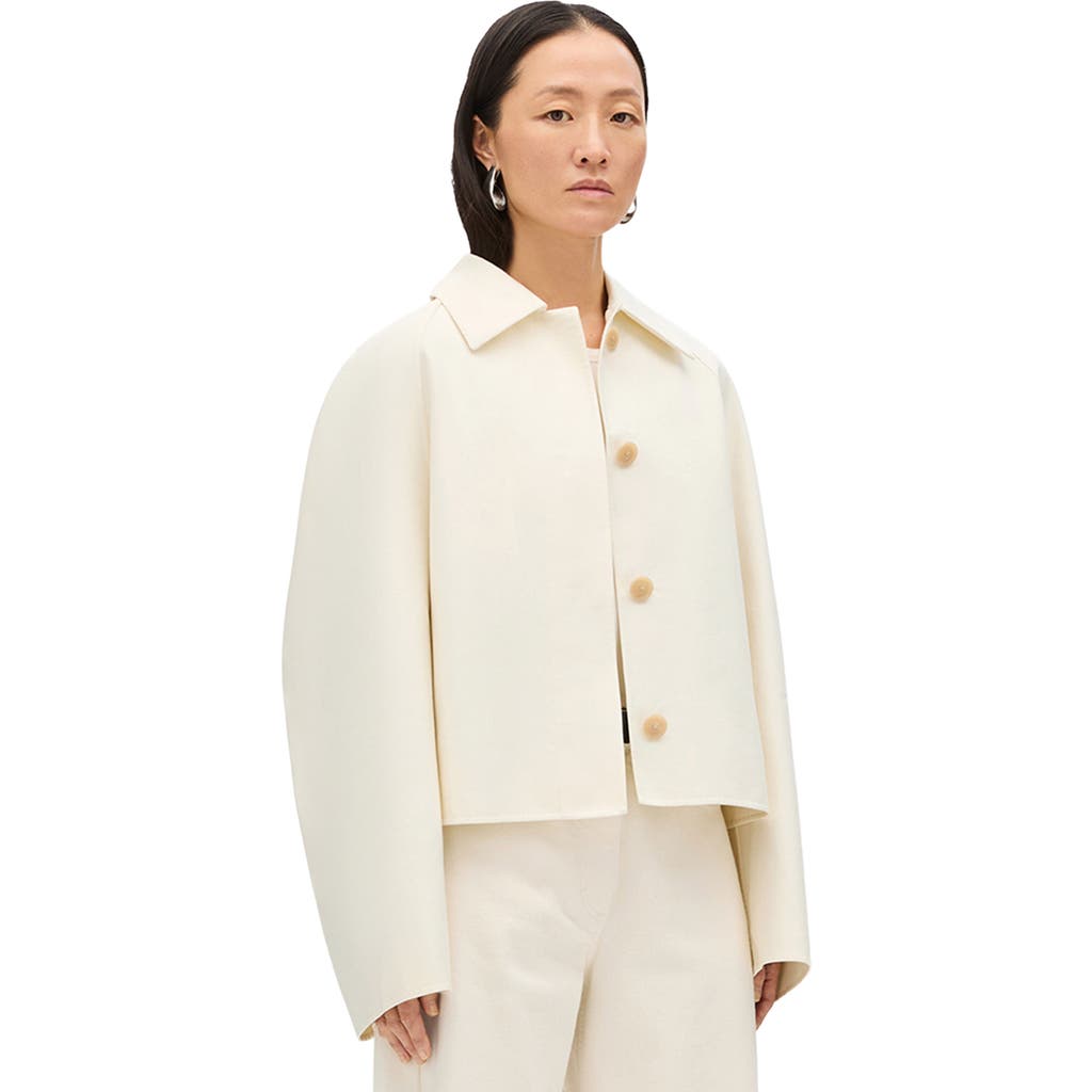 Another Tomorrow Another Tomorrow Short Mac Blouson