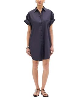 Another Tomorrow Another Tomorrow Short Shirt Dress