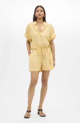 Another Tomorrow Another Tomorrow Voile Drawcord Short