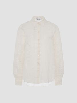 Another Tomorrow Another Tomorrow Women's Gingham Blouse