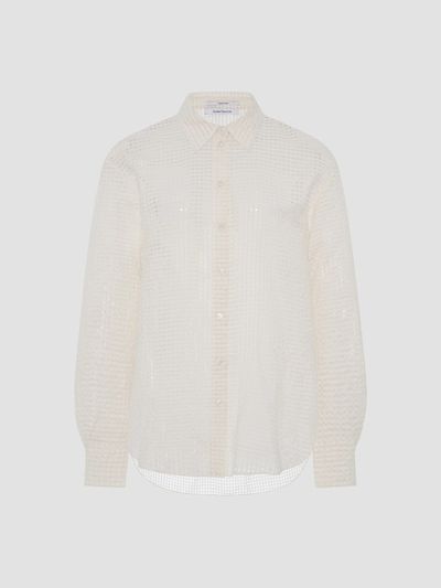 Another Tomorrow Another Tomorrow Women's Gingham Blouse