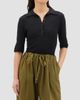 Another Tomorrow Another Tomorrow Women's Pique Polo - 3