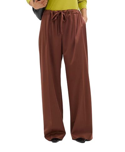 Another Tomorrow Another Tomorrow Wool Drawcord Pant