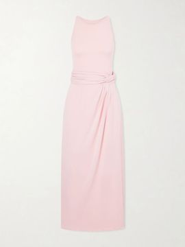 ANOTHER TOMORROW Stretch-jersey midi dress