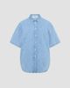 Another Tomorrow Women's Chambray Short Sleeve Shirt - 6