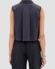 Another Tomorrow Women's Cropped Sleeveless Shirt - 4