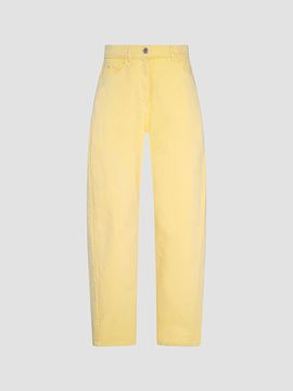 Another Tomorrow Women's Denim Curved Jeans