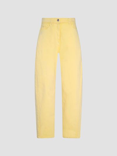 Another Tomorrow Women's Denim Curved Jeans