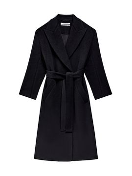 Another Tomorrow Women's Double Breasted Wrap Coat