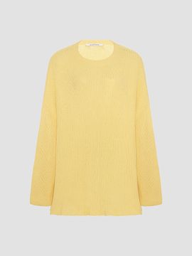Another Tomorrow Women's Draped Crew Knit
