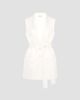 Another Tomorrow Women's Easy Tie Vest - 1