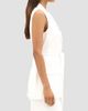 Another Tomorrow Women's Easy Tie Vest - 4