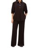 Another Tomorrow Women's Fluid Jersey Blouse Top - 2