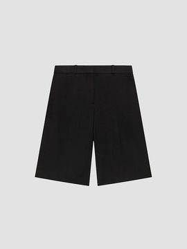 Another Tomorrow Women's Gingham Bermuda Pants
