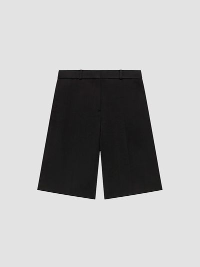Another Tomorrow Women's Gingham Bermuda Pants