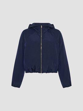 Another Tomorrow Women's Nylon Short Blouson Jacket