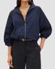 Another Tomorrow Women's Nylon Short Blouson Jacket - 2