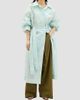 Another Tomorrow Women's Nylon Trench Coat - 2