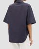 Another Tomorrow Women's Poplin Short Sleeve Shirt - 4
