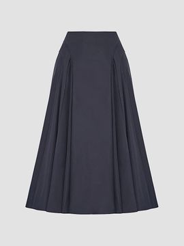 Another Tomorrow Women's Seamed Full Skirt