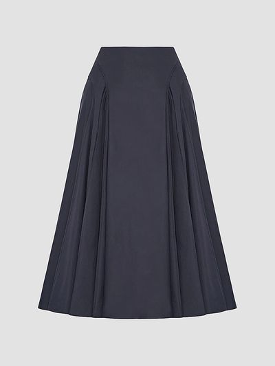 Another Tomorrow Women's Seamed Full Skirt